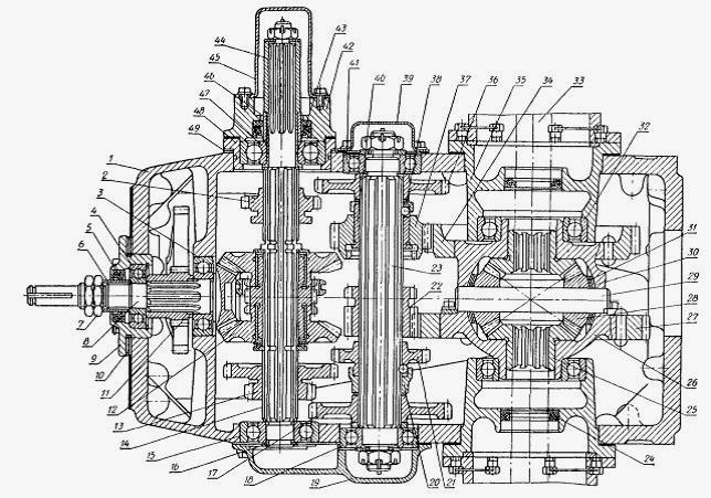 Сборка кпп т 25 схема сборки валов